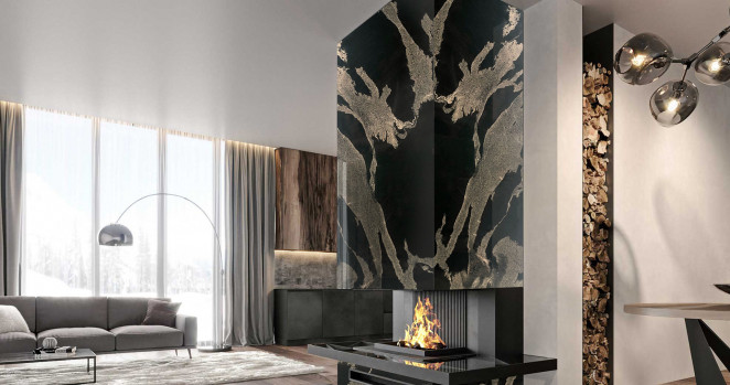 Venezia Stone Гранит Python Black 30Mm