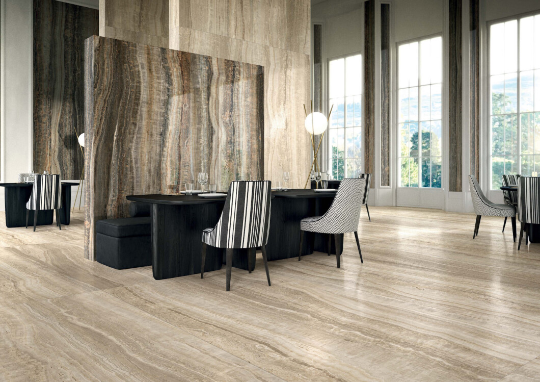 Rex Ceramiche Eccentric luxe Smoky Bl Glo 120x280