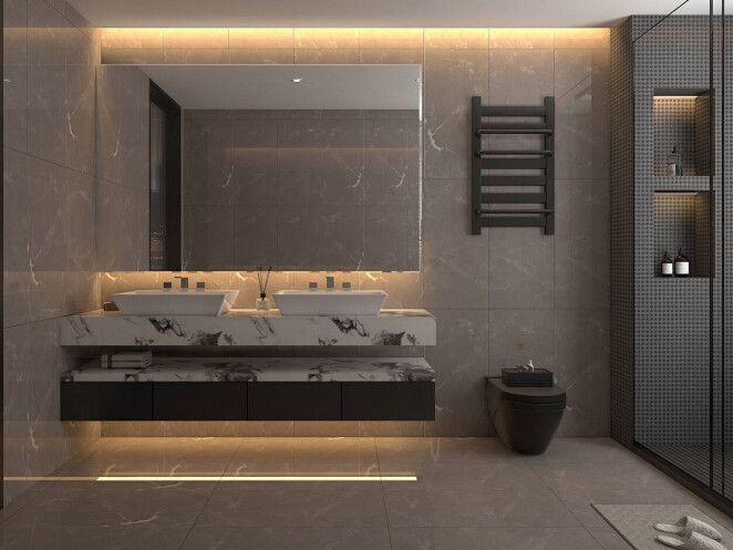Basconi Home Karna Brown BHW-0016 Karna Brown 600x1200x8 full body polished (sinking ink)