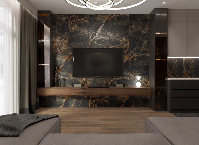 Primavera Golden Black GG203 Golden Black Grit Granula 60x120 см