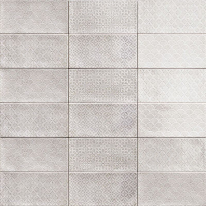Mainzu Camden Декор Rev. Decor Grey-10х20 глянцевый керамический
