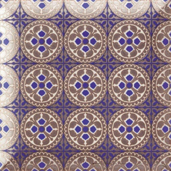 Mainzu Hd Effects Decor Metal Blu 15x15