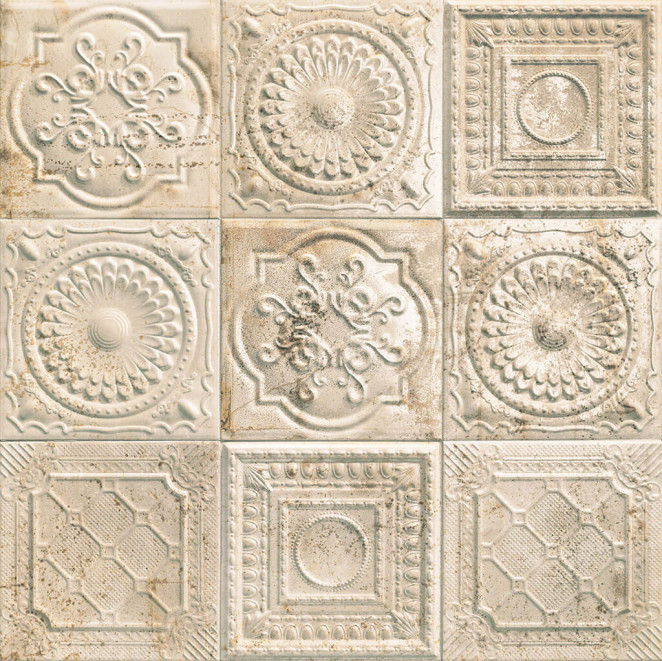 Mainzu Tin-Tile Rusty Cream 20x20