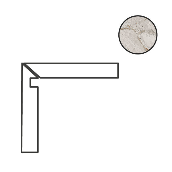Cerdomus Karnis Battiscala Sx Silver Levigato 97475, 4,8х120