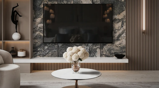 Venezia Stone Гранит Thunder Black Слэбы 300x137