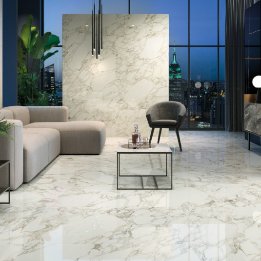 Italon Charme Deluxe Arabescato White 120x278 Suite