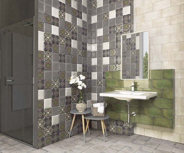 Mainzu Hd Effects Decor Nilo Green 15x15