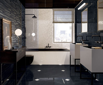 Marca Corona Newluxe Black Alzata 17,5x30,5