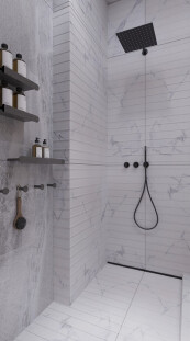 Basconi Home Ariston White BHB-3001 Ariston White 600x1200x10 grains mould R11
