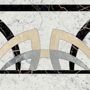 Italon Charme Extra Carrara Rozon Fascia 60x60 lux