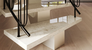 Venezia Stone Мрамор Venezia Delicato Ступени (+ Подступени 1500X150X20Мм) 1500X330 30Mm