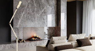 Venezia Stone LIGHT Мрамор Tundra Blue Light 30Mm