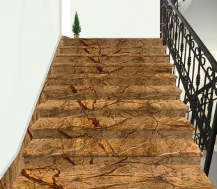 Venezia Stone Мрамор Bidasar Brown 30Mm