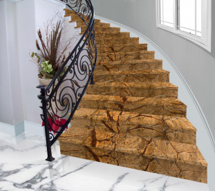Venezia Stone Мрамор Bidasar Brown 30Mm