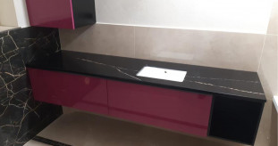 Venezia Stone Мрамор Sahara Noir 20Mm