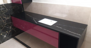Venezia Stone Мрамор Sahara Noir 20Mm