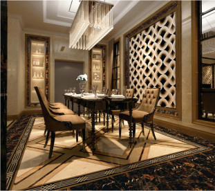 Venezia Stone Мрамор Black And Gold 20Mm