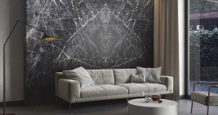 Venezia Stone Мрамор Nero Dorado 20Mm