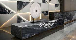 Venezia Stone Мрамор Charming Black 20Mm