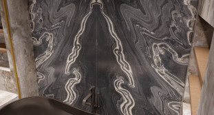 Venezia Stone Мрамор Charming Black 20Mm