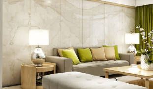 Venezia Stone Мрамор Calacatta Cremo Honed 20Mm