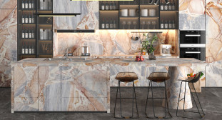 Venezia Stone Мрамор Breccia Cielo 20Mm