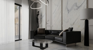 Venezia Stone Мрамор Covelano Silver 20Mm