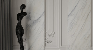 Venezia Stone Мрамор Covelano Silver 20Mm