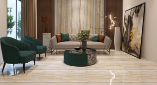 Venezia Stone Мрамор Serpeggiante Gold 20Mm