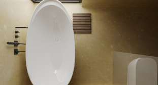 Venezia Stone Мрамор Imperial Cream Honed 20Mm