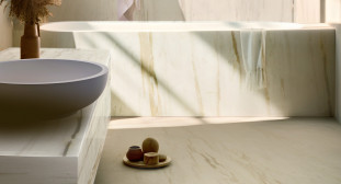 Venezia Stone Мрамор Bianco Venato Gold 20Mm