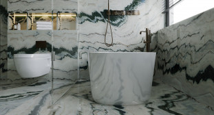 Venezia Stone Мрамор Panda White 20Mm