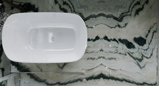 Venezia Stone Мрамор Panda White 20Mm
