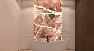 Venezia Stone Onice Red Spider 18Mm