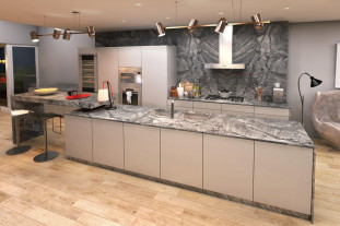 Venezia Stone TOP Кварцит Vibranium Top 20Mm