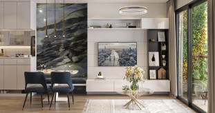 Venezia Stone Кварцит Triumph Blue 20Mm