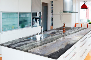 Venezia Stone Кварцит Triumph Blue 20Mm