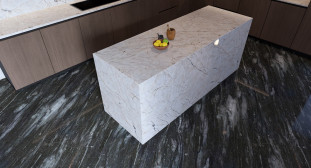 Venezia Stone Кварцит Atlantic White 20Mm