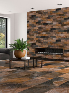 Venezia Stone Сланец Gold Natural Cut 600X300 12Mm