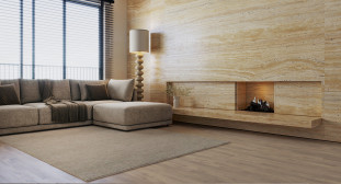 Venezia Stone НЕЗАПОЛНЕННЫЙ Травертин Travertine Striato Незаполненный Honed 20Mm