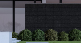 Venezia Stone Гранит Absolute Black Полоса 20Mm