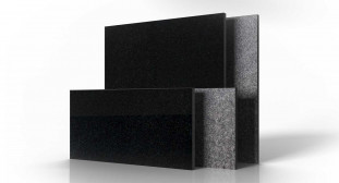 Venezia Stone Гранит Absolute Black Полоса 30Mm