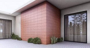 Venezia Stone Гранит Imperial Red Полоса Термообработка 30Mm