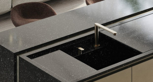 Venezia Stone Гранит Black Galaxy 20Mm