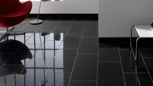 Venezia Stone Гранит Black Galaxy 600X300 18Mm