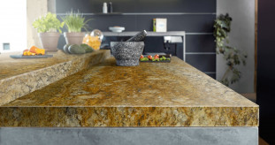 Venezia Stone Гранит Armani Gold Полоса 30Mm