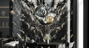 Venezia Stone Гранит Titanium Nord Полоса 30Mm