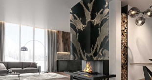 Venezia Stone Гранит Python Black 30Mm