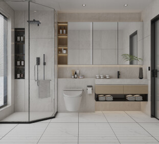 Basconi Home Ariston White BHB-3001 Ariston White 600x1200x10 grains mould R11