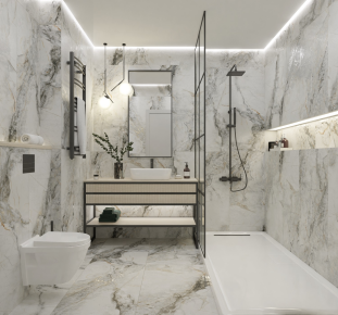 Primavera Beira Stone GG208 Dior White Grit Granula 60x120 см